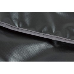 Gartenmöbel Abdeckung für L-Form Sofas, Winddicht, UV-Beständiges, Oxford Gewebe Schutzhülle,Grau (270 * 210 * 85W*90H/65H cm)