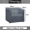 Gartenmöbel Abdeckung für Gartenstuhl 100Lx100Wx70H cm Schutzhülle für Lounge Gartenmöbel Sessel Stuhl, Grau