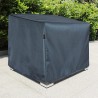 Gartenmöbel Abdeckung für Gartenstuhl 100Lx100Wx70H cm Schutzhülle für Lounge Gartenmöbel Sessel Stuhl, Grau