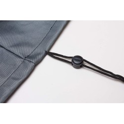Hentex Cover Rechteckige Allwetter Garten Whirlpool Abdeckung, Schutz vor Wind UV schützende (Grau (220W*220D*25H cm)