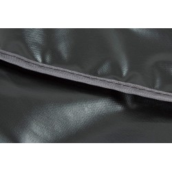 Hentex Cover Rechteckige Allwetter Garten Whirlpool Abdeckung, Schutz vor Wind UV schützende (Grau (230W*230D*25H cm)