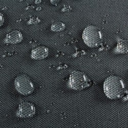 Abdeckung Schutzhülle für Gartenmöbel Rechteckig Abdeckeplane für Tisch und Stühle Grau.Größe: 300X300X70cm
