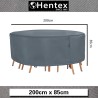 Schutzhülle rund für Gartentisch und Garten Whirlpool, Durchmesser Ø 200cm x  85H cm