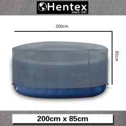 Schutzhülle rund für Gartentisch und Garten Whirlpool, Durchmesser Ø 200cm x  85H cm