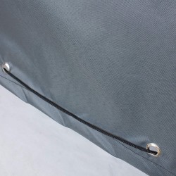 Strandkorb Abdeckung Winterfest und Wasserdicht, Sonnencreme, UV- Beständig Strandkorb Premium Strandkorbhülle anthrazit L 128cm
